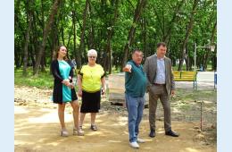 09.07.2021 В сквере м-на Лозовый готовят площадку под  памптрек | Администрация муниципального округа город Партизанск Приморского края Официальный сайт